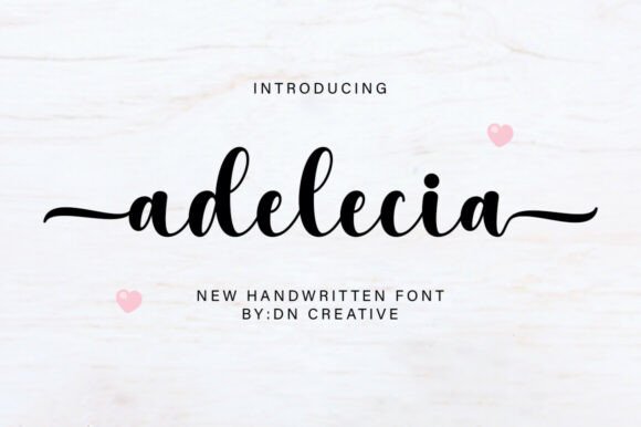 Adelecia Font for Creative Projects