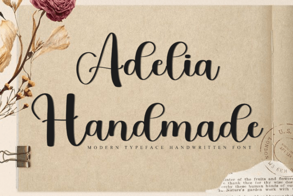 Adelia Handmade Font Review