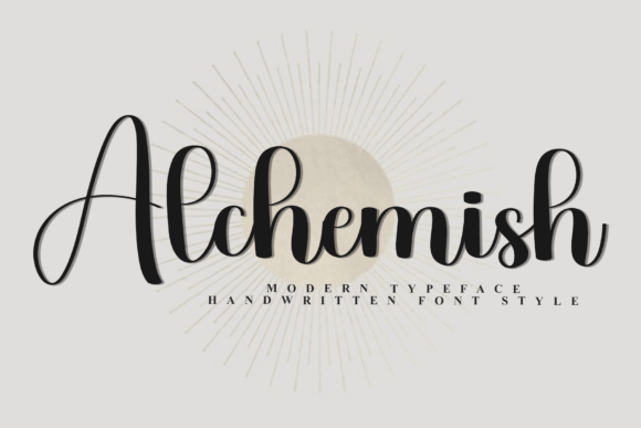 Alchemish Font for Festive Web Design
