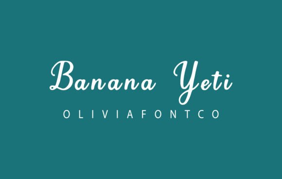 Banana Yeti Font for Web Design