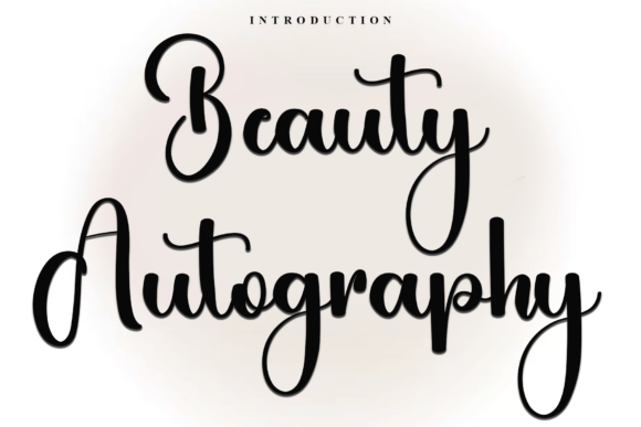 Beauty Autography Font Review