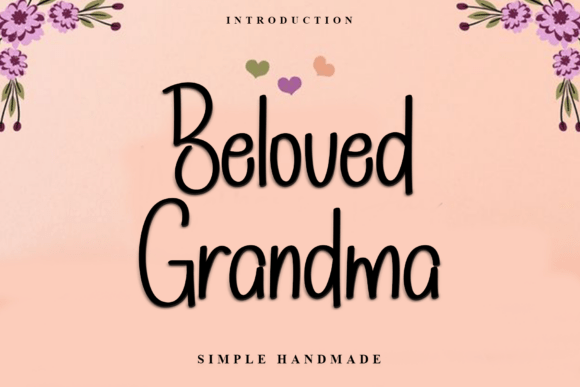 Beloved Grandma Font for Creative Campaigns