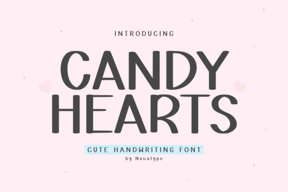 Candy Hearts Font for Web Design