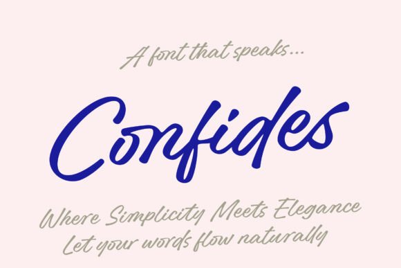 Confides Font for Professional Branding