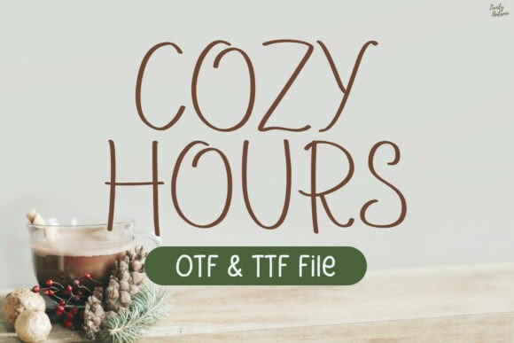 Cozy Hours Font for Creative Publishing
