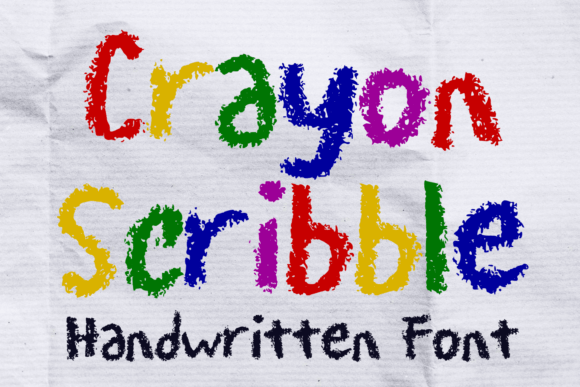 Crayon Scribble Font