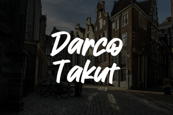 Darco Takut Font for Creative Makers