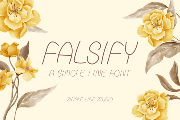 Falsify Font: Handwritten Elegance for Crafters
