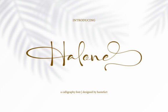 Halone: A Handwritten Font for Business