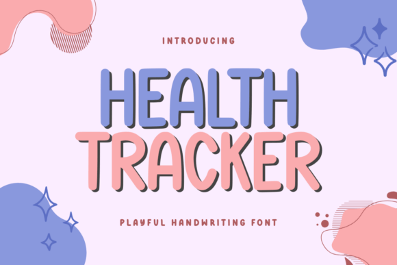 Health Tracker Font for Creative Campaigns
