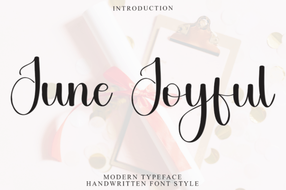June Joyful Font for Business Branding