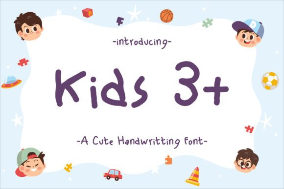 Kids 3 Font for Creative Projects