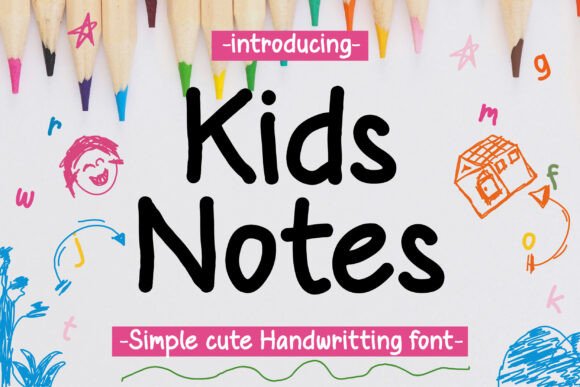 Kids Daily Notes Font Review