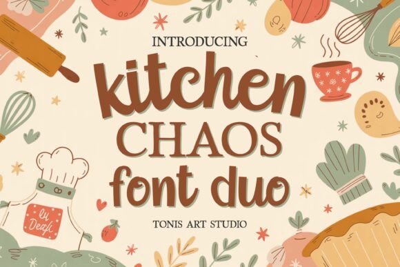 Kitchen Chaos Font for Business Style