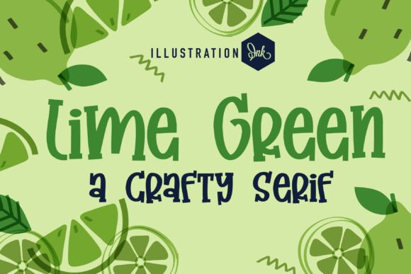 Lime Green Font for Creative Projects