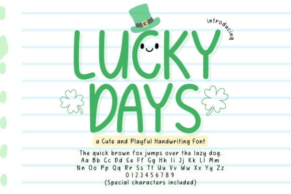 Lucky Days Font for Creative Design