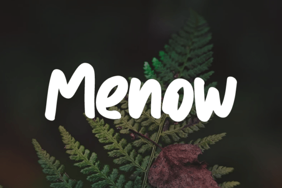 Menow Font for Creative Makers
