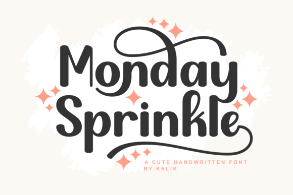 Monday Sprinkle Font