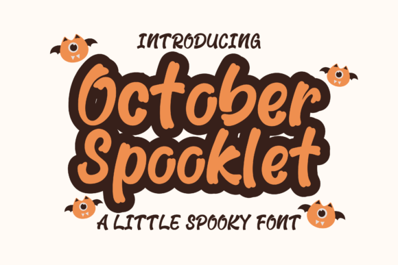October Spooklet: Halloween Font
