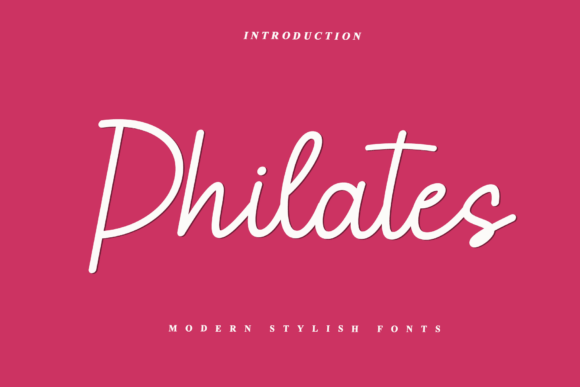Philates: A Bold Handwritten Font
