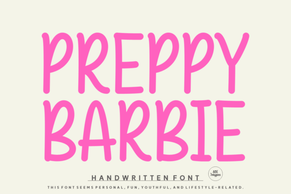 Preppy Barbie Font Review