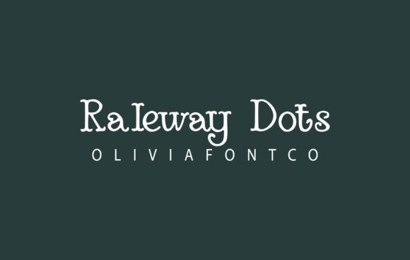 Raleway Dots Font for Editorial Design