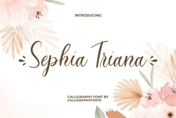 Sephia Triana Font for Creative Design