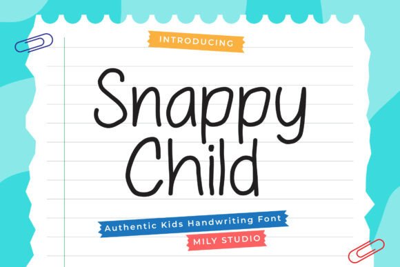 Snappychild Regular Font