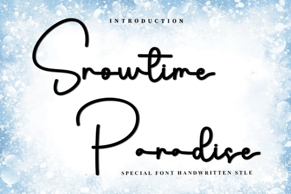 Snowtime Paradise Font Review