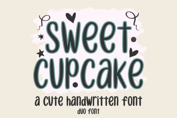 Sweet Cupcake Duo Font