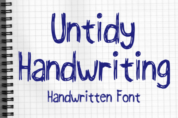 Untidy Handwriting Font for Business Branding